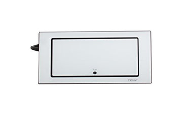 Schulte 1592 7100 1800 EVOline Backflip, 2 Schukosteckdosen, 1 STK. USB-Charger, Glas weiß, 5 V im Sale